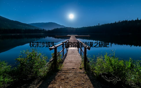 快来沙坡头, 开启你的沙漠之旅吧!