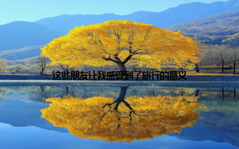 这些朋友让我感受到了旅行的意义