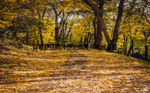 穿着舒适腾冲地处高原, 气候多变